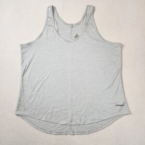 Prana Tank‎ Top Womens XL Gray Lightweight Racerback Yoga Athletic Gym Shirt